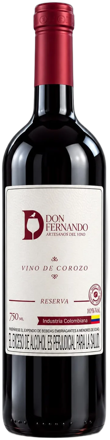 Botella de vino Don Fernando Corozo Reserva