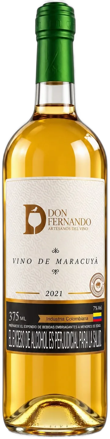 Botella de vino Don Fernando Maracuyá 375 ml